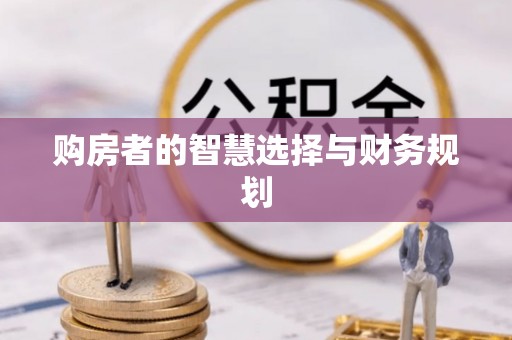 磐石购房者的智慧选择与财务规划