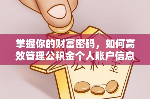 磐石掌握你的财富密码，如何高效管理公积金个人账户信息