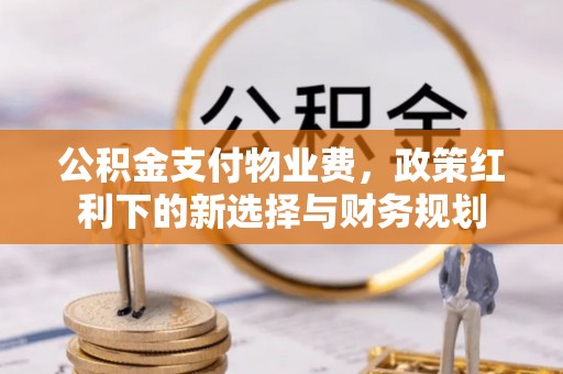 磐石公积金支付物业费，政策红利下的新选择与财务规划