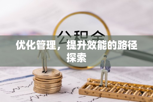 磐石优化管理，提升效能的路径探索