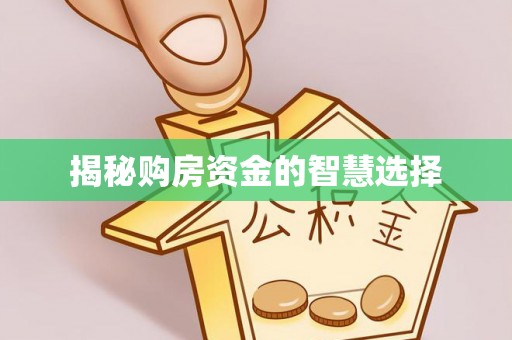 磐石揭秘购房资金的智慧选择
