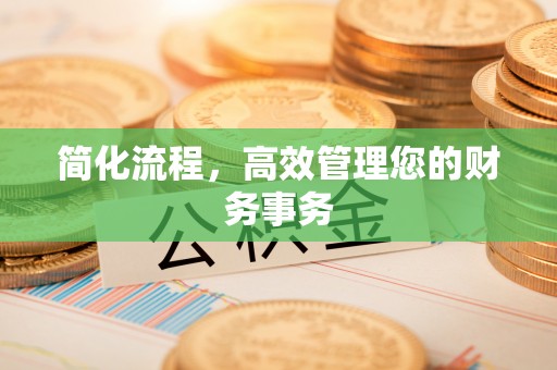 磐石简化流程，高效管理您的财务事务